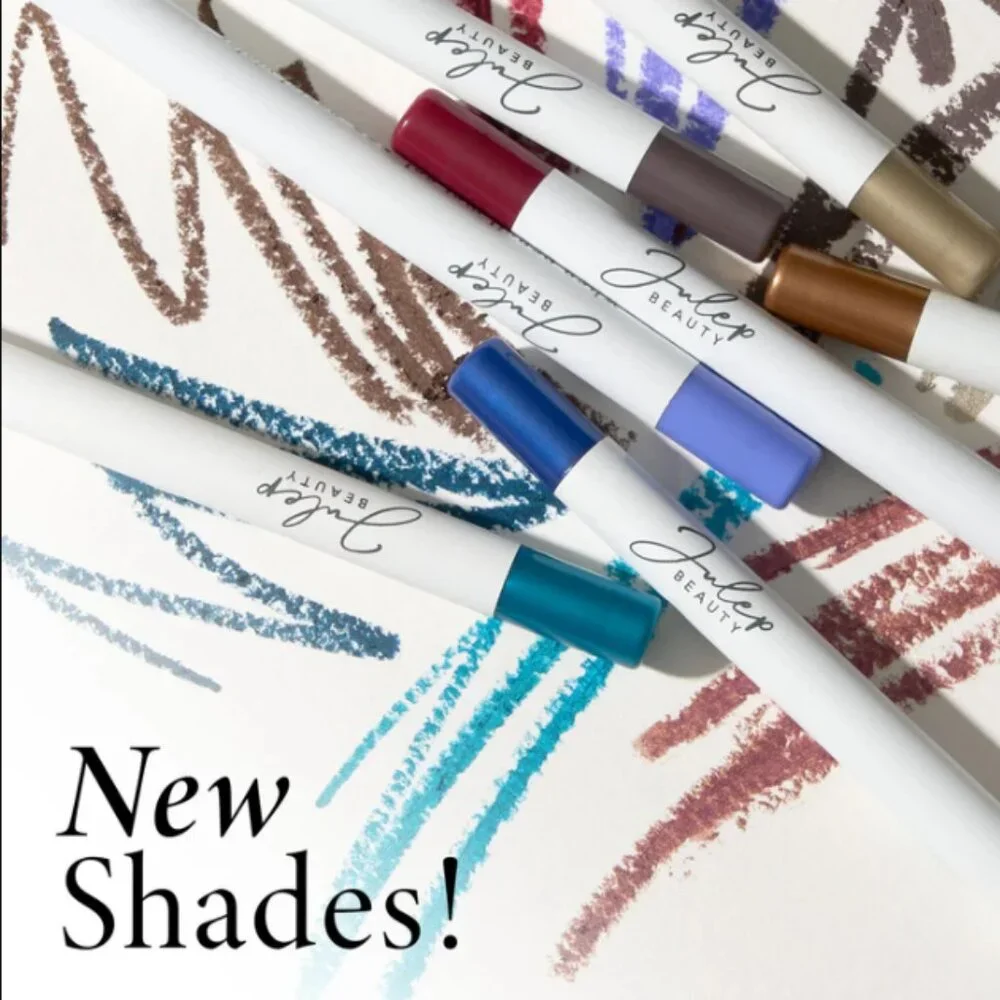 🔥3/$30 NIB Julep When Pencil Met Gel All-Day Eyeliner Silver Shimmer